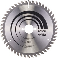 Bosch Professional PRO Wood Kreissägeblatt, Ø 190mm, 48Z Bohrung 30mm, für Handkreissägen
