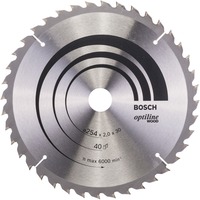 Kreissägeblatt Optiline Wood, Ø 254mm, 40Z