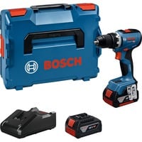 Bosch Professional Akku-Bohrschrauber GSR 18V-65 Professional, 18Volt blau, 2x Li-Ion Akku 5,0Ah, in L-BOXX