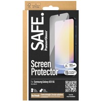 PanzerGlass SAFE Displayschutz Ultra-Wide Fit, Schutzfolie transparent, Samsung Galaxy A25 5G, EasyAligner