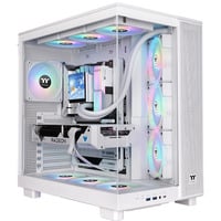 Thermaltake View 380 XL TG ARGB Snow White, Tower-Gehäuse weiß, Tempered Glass x 2