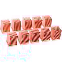 Alphacool GPU RAM Copper Heatsinks 10x10mm, Kühlkörper kupfer, 10 Stück