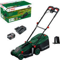 Bosch Heimwerken & Garten Akku-Rasenmäher Rotak18V-32, 18 Volt grün/schwarz, 1x Li-Ionen Akku 4,0Ah, POWER FOR ALL ALLIANCE