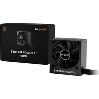 be quiet! System Power 11 450W ATX3.1, PC-Netzteil schwarz, 2x PCIe, 450 Watt