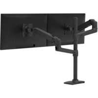 Ergotron LX Dual Monitor Arm, Monitorhalterung schwarz