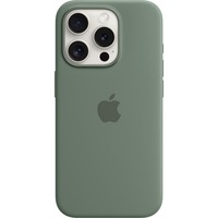 Apple Silikon Case mit MagSafe, Handyhülle dunkelgrün, iPhone 15 Pro