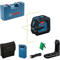 Bosch Professional Linienlaser GLL 20-22 G Professional blau/schwarz, Li-Ion-Akku 3,0Ah, grüne Laserlinien, inkl. Universalhalter LB 10, Koffer
