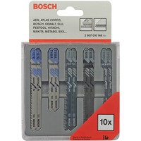 Bosch Stichsägeblatt-Satz Holz / Metall, 10-teilig 