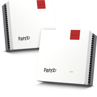 FRITZ!  Set 1700 2er-Pack, Repeater weiß/grau, Wi-Fi 7 mit bis zu 3,6 GBit/s