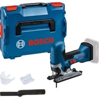 Bosch Professional Akku-Stichsäge GST 18V-125 S Professional solo blau/schwarz, ohne Akku und Ladegerät, in L-BOXX