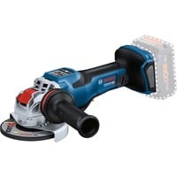 Bosch Professional PRO X-LOCK Akku-Winkelschleifer BITURBO GWX 18V-15 PSC Professional solo, Ø 125mm blau/schwarz, Bluetooth Modul, ohne Akku und Ladegerät