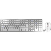 CHERRY DW 9100 SLIM, Desktop-Set weiß/silber, FR-Layout, SX-Scherentechnologie