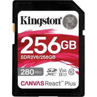 Kingston Canvas React Plus 256 GB SDXC, Speicherkarte UHS-II U3, Class 10, V60, A1