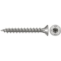 fischer Spanplattenschraube PowerFast II 3,0x35 Senkkopf TX 200 Stück, mit Vollgewinde, Edelstahl A2
