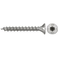 fischer Spanplattenschraube PowerFast II 4,5x35 Senkkopf TX 200 Stück, mit Vollgewinde, Edelstahl A4