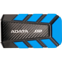 ADATA External SSD SD820 1 TB, Externe SSD schwarz/blau, USB-C 3.2 Gen 2 (10 Gbit/s)