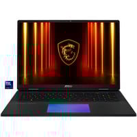 MSI Titan 18 HX AI A2XWJG-656, Gaming-Notebook schwarz/silber, Intel® Core™ Ultra 9 285HX, NVIDIA GeForce RTX 5090, 64 GB DDR5, 6 TB (2 TB SSD & 2 TB SSD & 2 TB SSD), Windows 11 Pro 64-Bit