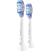 Philips Sonicare G3 Premium Gum Care HX9052/87, 2er, Aufsteckbürste weiß/lila