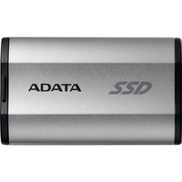 ADATA SD810 1 TB, Externe SSD silber, USB-C 3.2 Gen 2x2 (20 Gbit/s)