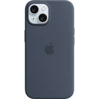 Apple Silikon Case mit MagSafe, Handyhülle dunkelblau, iPhone 15