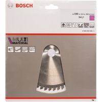 Bosch Kreissägeblatt Multi Material, Ø 190mm, 54Z Bohrung 20mm, für Handkreissägen