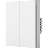 Smart Wall Switch H1 - zwei Wippen mit Neutralleiter, Taster
