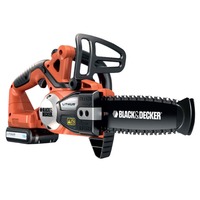 BLACK+DECKER Akku-Kettensäge GKC1820L20, 18Volt, Elektro-Kettensäge orange/schwarz, Li-Ionen Akku 2,0 Ah