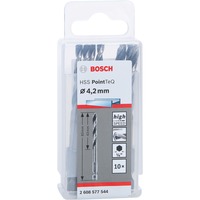 Bosch HSS-Spiralbohrer PointTeQ Hex, Ø 4,2mm 10 Stück, Arbeitslänge 43mm