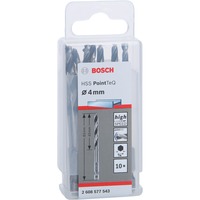 Bosch HSS-Spiralbohrer PointTeQ Hex, Ø 4mm 10 Stück, Arbeitslänge 43mm