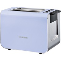 Bosch Kompakt-Toaster Styline TAT8619 lila/edelstahl (gebürstet), 860 Watt, für 2 Scheiben Toast