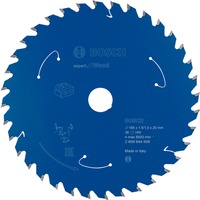 Bosch Professional EXPERT Wood Kreissägeblatt, Ø 165mm, 36Z Bohrung 20mm, für Akku-Handkreissägen