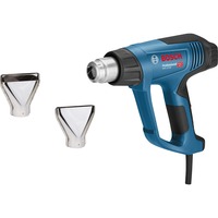 Bosch Professional Heißluftgebläse GHG 23-66 Professional + 2-teilges Zubehör blau/schwarz, 2.300 Watt, Koffer