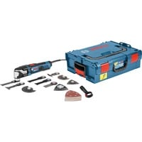 Bosch Professional Multi-Cutter GOP 55-36 Professional, Multifunktions-Werkzeug blau/schwarz, 550 Watt, L-BOXX, inkl. Zubehör