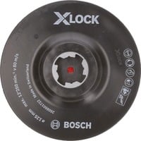 Bosch Professional PRO Backing Pad, X-LOCK Stützteller Klettverschluss, Ø 125mm, Schleifteller für X-LOCK Winkelschleifer