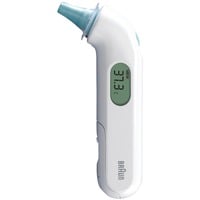 Braun IRT3030 Fieberthermometer ThermoScan 3 weiß, Infrarot-Ohrthermometer