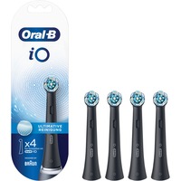 Braun Oral-B iO Ultimative Reinigung 4er, Aufsteckbürste schwarz