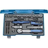 GEDORE Steckschlüssel-Satz 3/8", 40-teilig, Werkzeug-Set Hebel-Umschaltknarre und Quergriffknarre