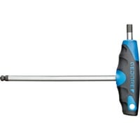 GEDORE Winkelschraubendreher 2-Komponenten-T-Griff, 5mm blau/schwarz, mit Kugelkopf