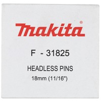 Makita Stifte F-31825, für Pintacker, 0,6 x 18mm, Nagel 10.000 Stück