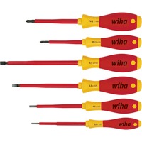 Wiha Schraubendreher-Set SoftFinish electric, 6-teilig rot/gelb