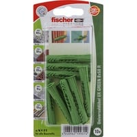 fischer Universaldübel UX GREEN 8x50 R K grün, 10 Stück