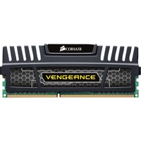 Corsair DIMM 8 GB DDR3-1600  , Arbeitsspeicher CMZ8GX3M1A1600C9, Vengeance Black, Lite Retail