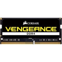 Corsair SO-DIMM 16 GB DDR4-2400 , Arbeitsspeicher schwarz, CMSX16GX4M1A2400C16, Vengeance