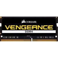 Corsair SO-DIMM 16 GB DDR4-2666 , Arbeitsspeicher schwarz, CMSX16GX4M1A2666C18, Vengeance
