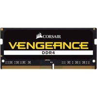Corsair SO-DIMM 4 GB DDR4-2400 , Arbeitsspeicher schwarz, CMSX4GX4M1A2400C16, Vengeance