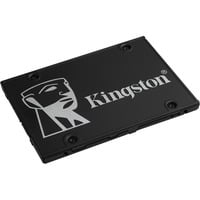 Kingston KC600 2048 GB, SSD schwarz, SATA 6 Gb/s, 2,5"