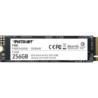 Patriot P300 256 GB, SSD PCIe 3.0 x4, NVMe 1.3, M.2 2280