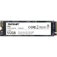 Patriot P300 512 GB, SSD PCIe 3.0 x4, NVMe 1.3, M.2 2280