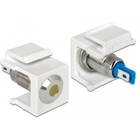 Keystone LED gelb 6 V flach, Keystone-Modul