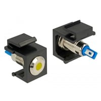Keystone LED gelb 6 V flach, Keystone-Modul